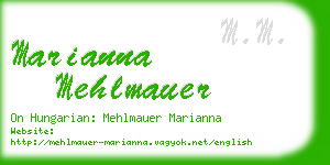 marianna mehlmauer business card